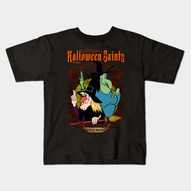 Halloween Saints Series 2: Which Hazel? Kids T-Shirt by Chad Savage